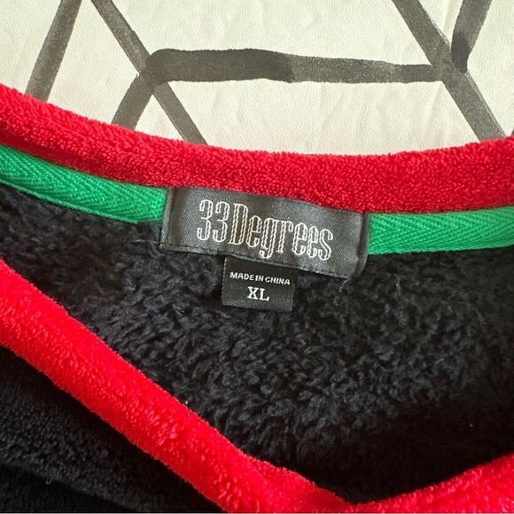 Target 33 Degrees Women's Size XL Fleece Sequin Dino Ugly Christmas Sweater - Picture 4 of 4